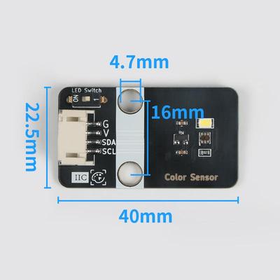 TCS34725颜色识别传感器IIC通信NLCS11颜色感应模块PH2.0防反接