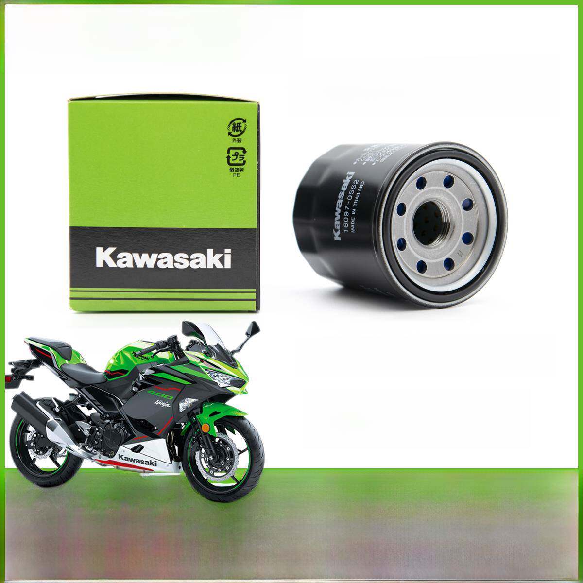 川崎原厂机滤忍者摩托车Z/Ninja400/Z650/Z900/机油滤芯凌云特技