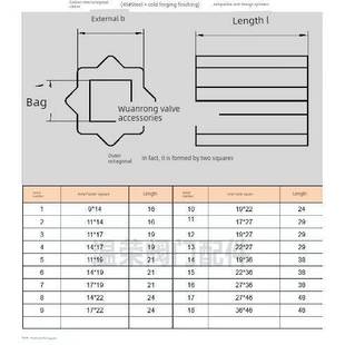 45号钢八角套 气动头转接套 执行器连接套 球阀过渡套 内方外八角