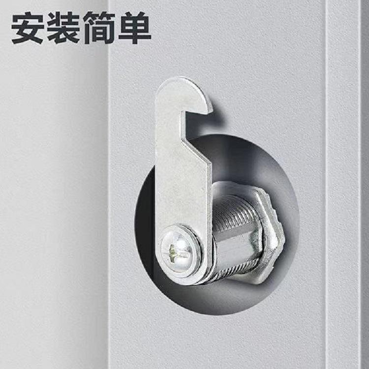 锌合金开关柜机械门锁锌合金机箱转舌锁办公锁103信箱铁钥匙