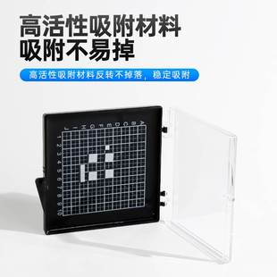 自吸附样品盒芯片收纳盒硅片盒实验室晶圆展示盒防静电自吸附胶盒