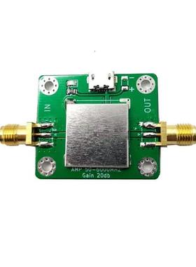 50M-6GHz低噪声射频放大器增益20dB带USB供电口 hackrf one