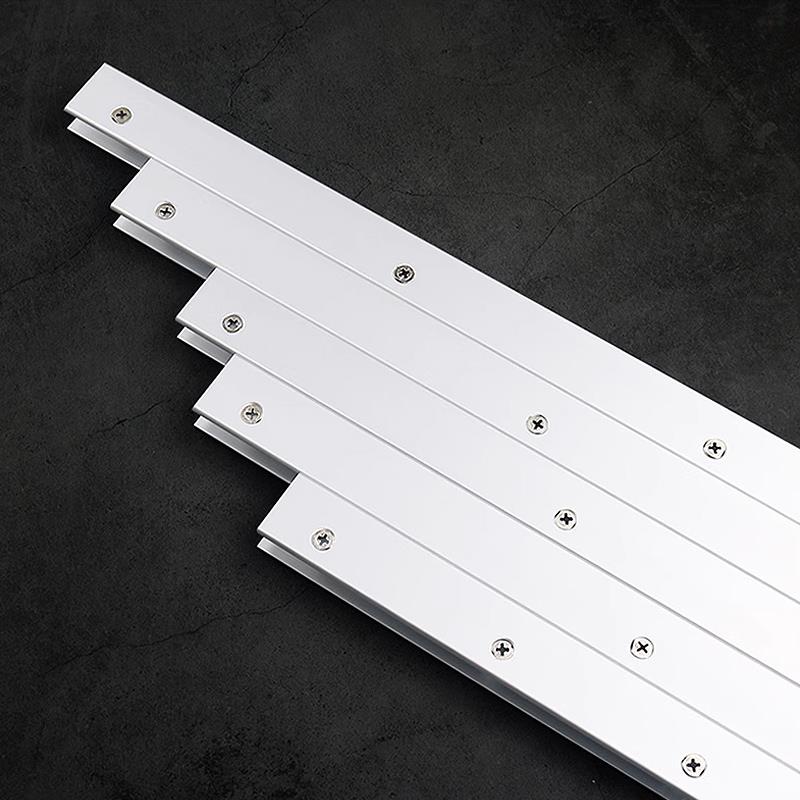 玻璃夹层板支撑托架屏风隔断浴室玻璃卡固定夹加长U型铝合金夹子