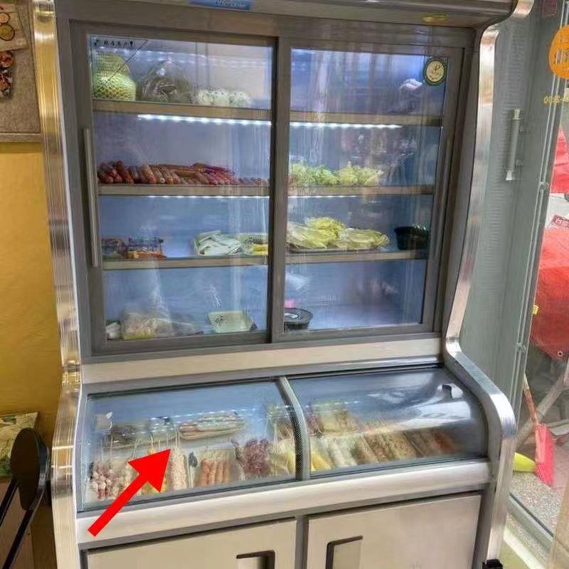 点菜柜弧形玻璃门三温展示柜配件保鲜冷柜冷藏7字型L型定制门商用