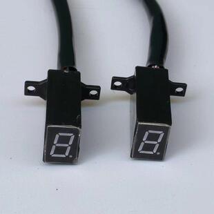 摩托车三轮车五羊档位显示器双耳12V防水改装高亮通用仪表挡显