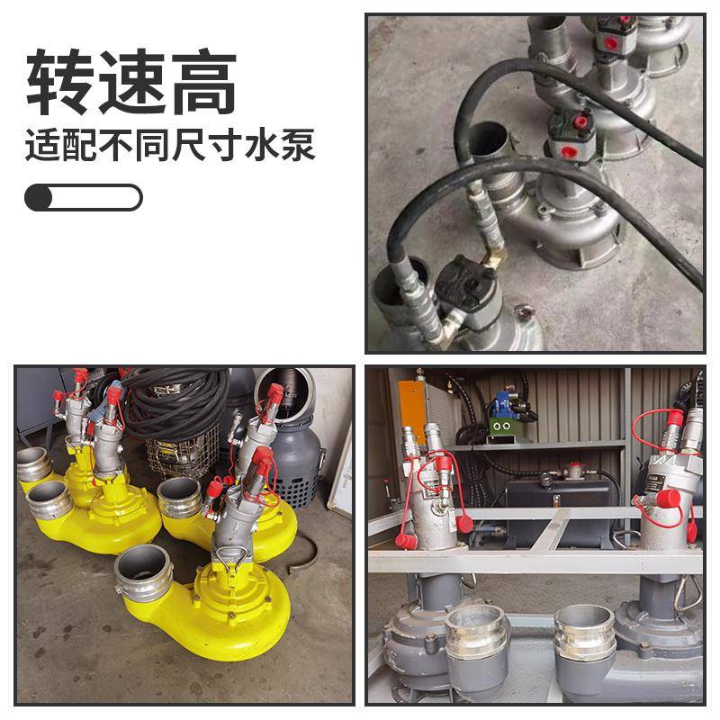 液压马达水泵专用适配2/3/4/6/8寸水泵大功率高转速大马力油马达