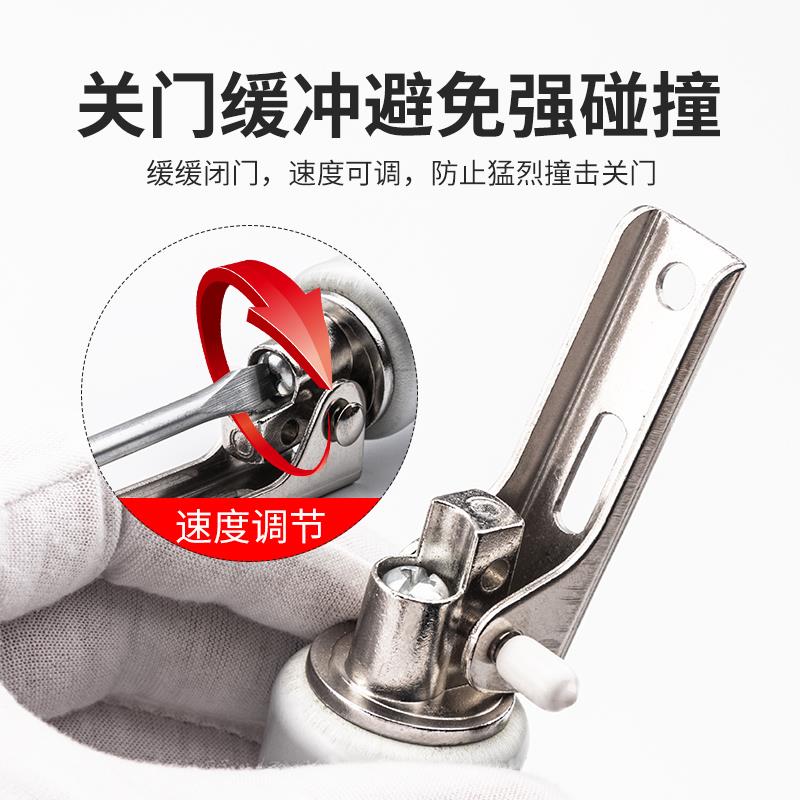 气压式闭门器缓冲关门简易防火门纱门自动关门装置家用定位回弹器