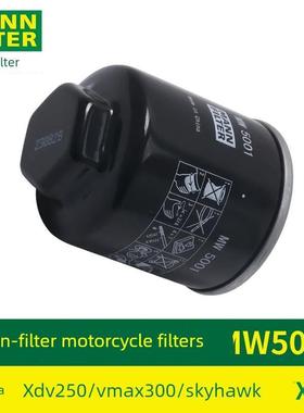 曼牌摩托车滤清器龙嘉XDV250机滤VMAX300机油滤芯天鹰TX250专用