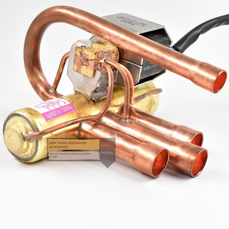 三花空调四通换向阀1P1.5P3P5P10P20P空调四通阀电磁阀线圈包邮