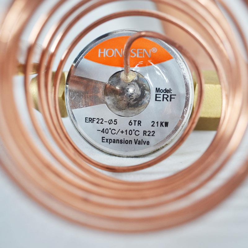 鸿森R22热力膨胀阀 ERF制冷机组冷库内平衡中央空调膨胀阀 冷库阀