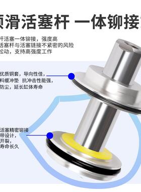 汽缸气钢薄型气缸SDA小型气动12X16X20X25X32X40X50X63X80X100BS