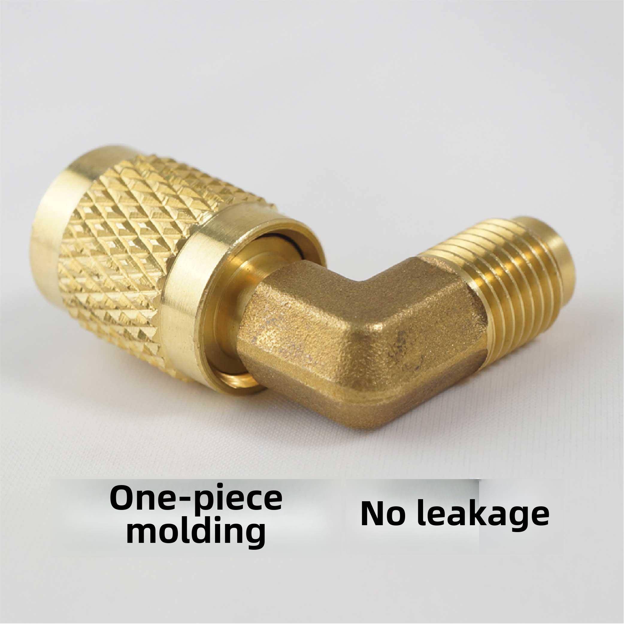 空调加氟R22到R410转换头变频空调加氟管路适配器安全阀