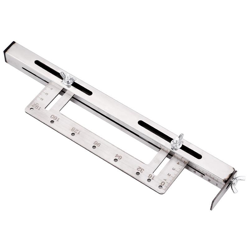 拉手打孔辅助木工衣柜门拉手打孔安装定位器机柜门拉手打孔神器