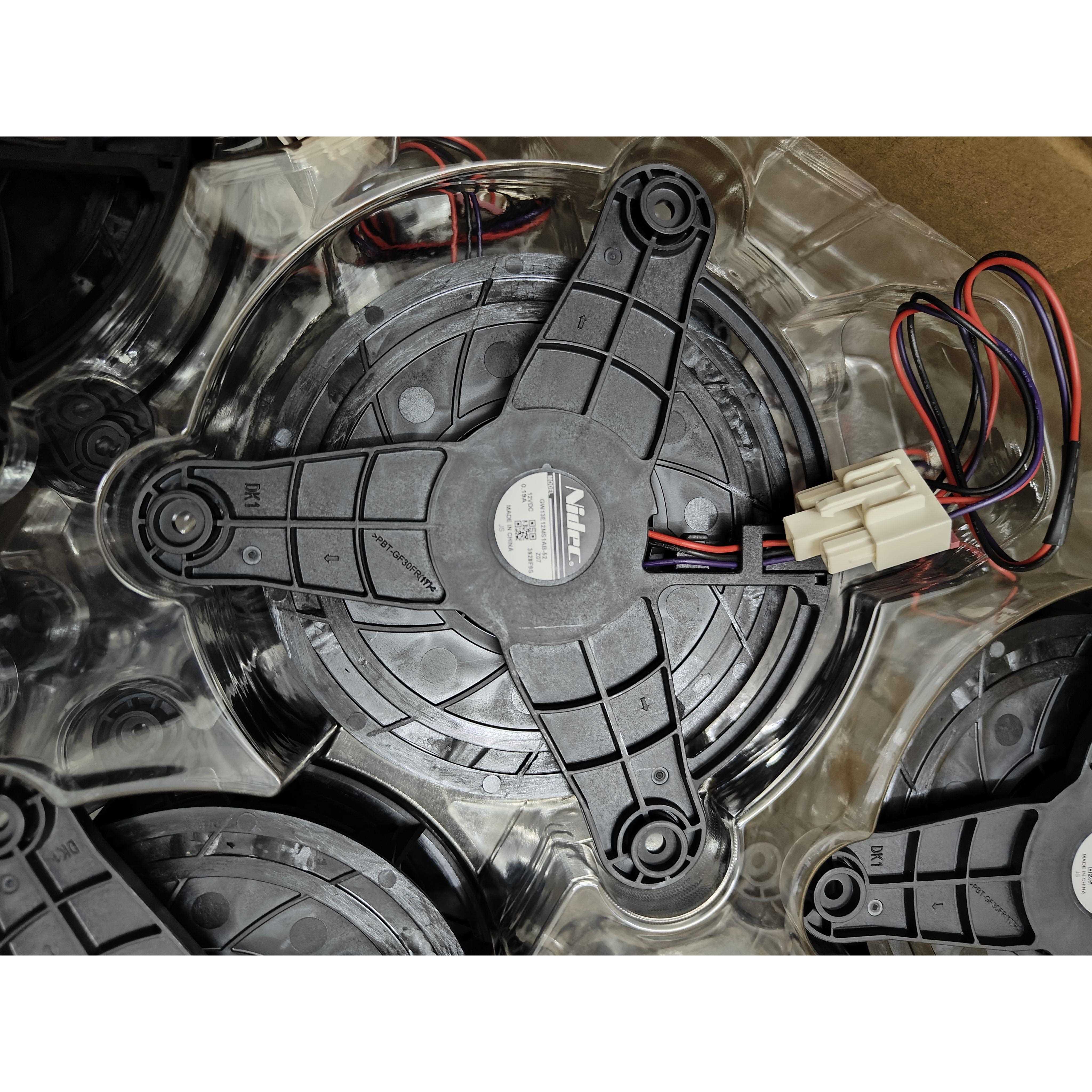 GW13E12MS1AB-52适用冰箱风扇120 12v 0.19A 大头红黑紫三出线 线