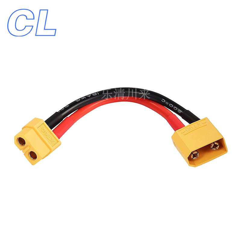XT60母转XT90公转接线公母插头延长线航模高温特软硅胶线14/12AWG