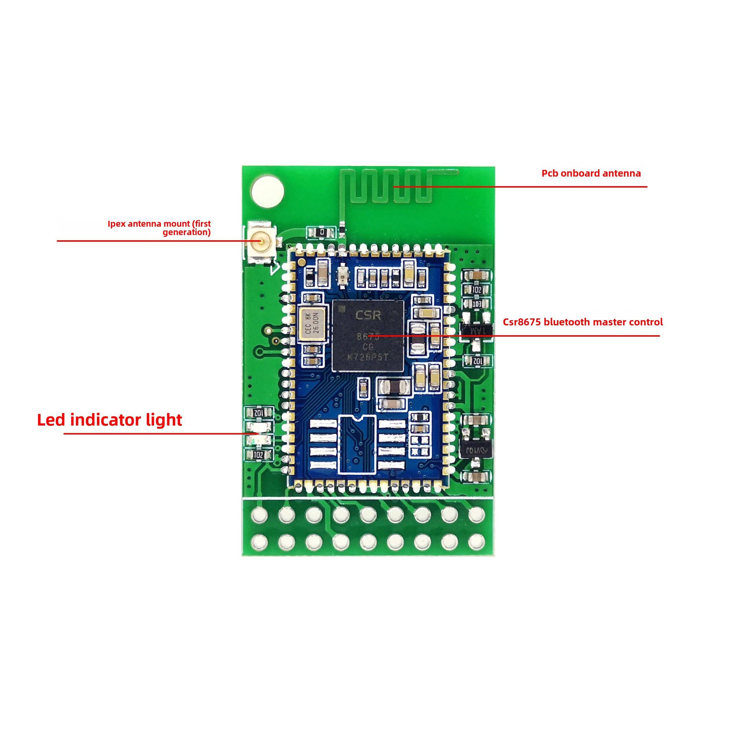 高通发烧无损蓝牙5.0 HIFI音频模块CSR8675光纤I2S APTX-HD LDAC