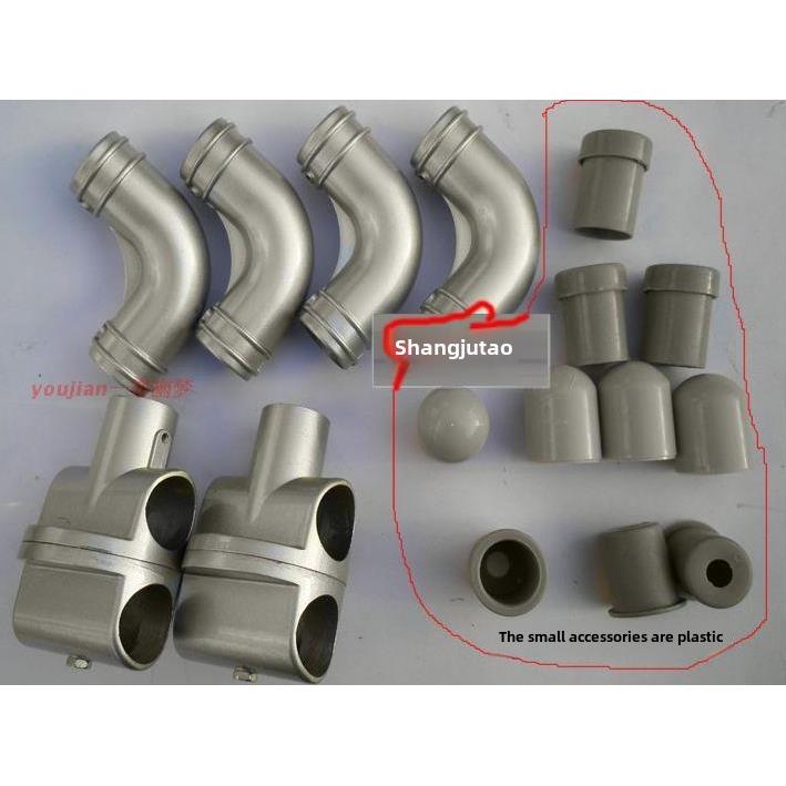 x晾衣架配件 全金属配件 塑料配件X型 晾衣架 铝合金接头 全铝