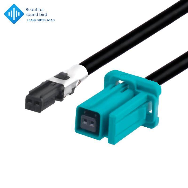 靓声鸟TE泰科版MATEnet母头转换器 2302510-9 千兆车载以太网线