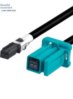 靓声鸟TE泰科版MATEnet母头转换器 2302510-9 千兆车载以太网线