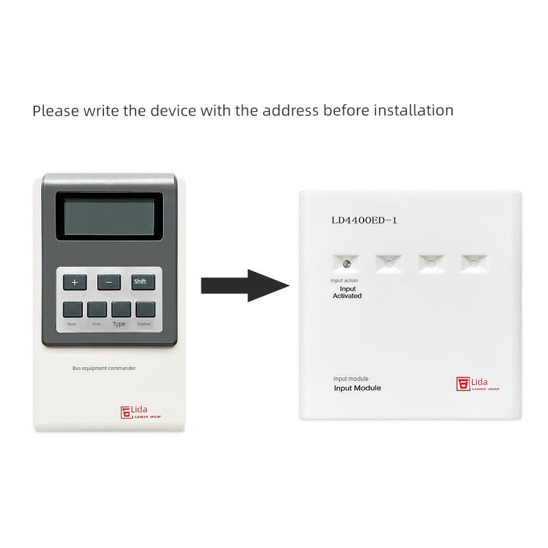 利达输入模块LD4400ED-1输入模块利达报警监视水流模块全新正品