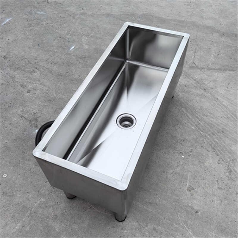 不锈钢拖把池304拖把槽拖布墩布清洗池家用商用卫生间长方形水池