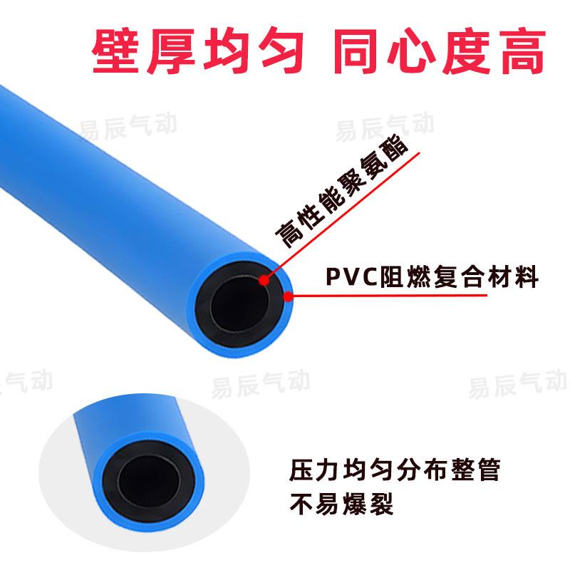 TPU双层阻燃管高品质防烫焊接气管防火双层4/6/8/10/12MM气管软管