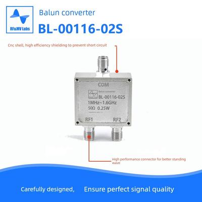 0.5MHz-3.8GHz 1:1/1MHz-1.6GHz1:2巴伦转换器/单端转差分