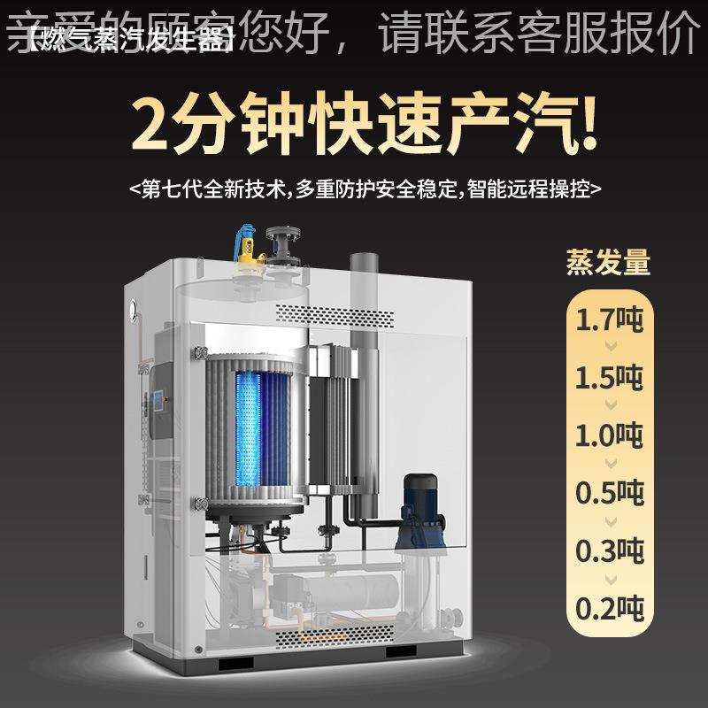 工氮业燃气蒸汽发生器饲料蒸煮烘干立式1冷凝PLD-1吨低环保天然吨
