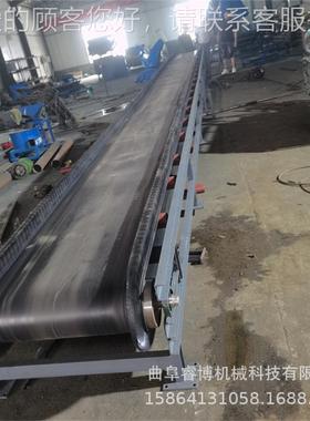 车卸集货输送机伸缩送带装移动升降式SY300皮传带双翼爬坡装箱运