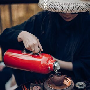 家传热水壶古 学壶 茶壶热水瓶家用暖壶 复古焖保温爱曼严选
