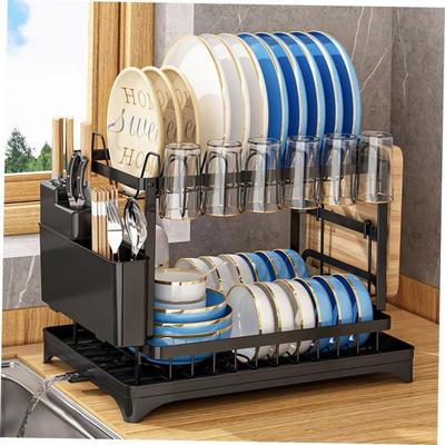 Kitchen shelf, stainless steel sink rack, drain rack, dish
