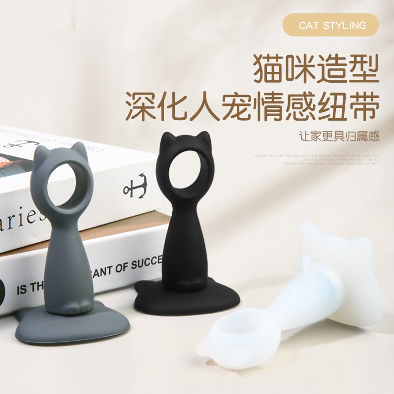 门吸免打孔新款门后防撞门挡器z强磁铁卫生间门把手硅胶防风阻门