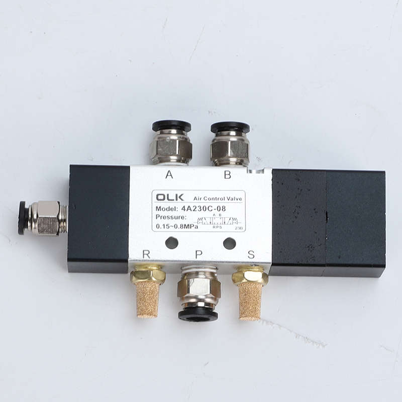 欧雷凯三位五通气控4A230C-08气4A330E中封换向气4A430OLK