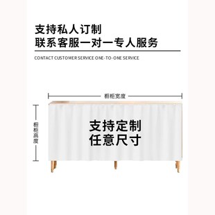 橱柜遮挡帘厨房柜子遮挡帘布置物架防尘遮丑帘子无门灶台隔断布帘