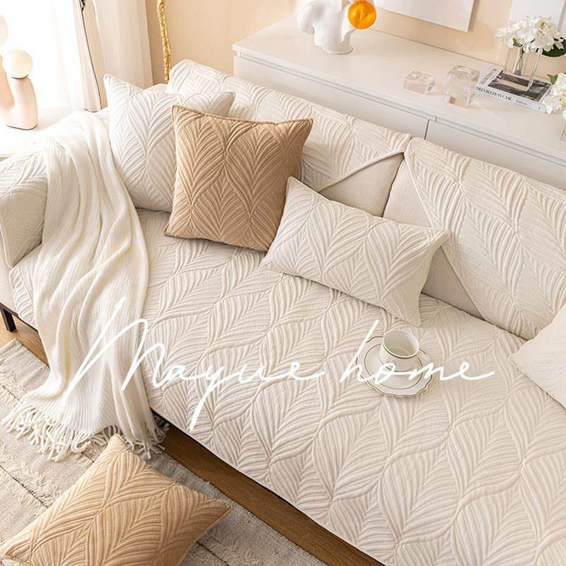 蔓越家 北欧简约ins毛绒沙发垫复古沙发巾坐垫子四季秋冬沙发套罩,居家布艺,沙发垫,淘宝优惠券,粉丝福利购,淘宝优惠卷