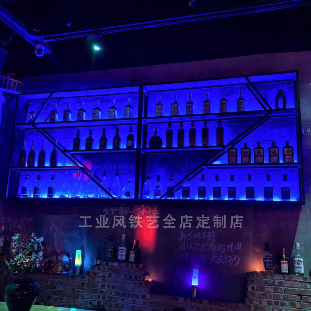 台球馆酒架壁挂墙上置物架酒吧台发光红酒柜餐厅白葡萄啤酒架定制,商业/办公家具,红酒架/柜,淘宝优惠券,粉丝福利购,淘宝优惠卷
