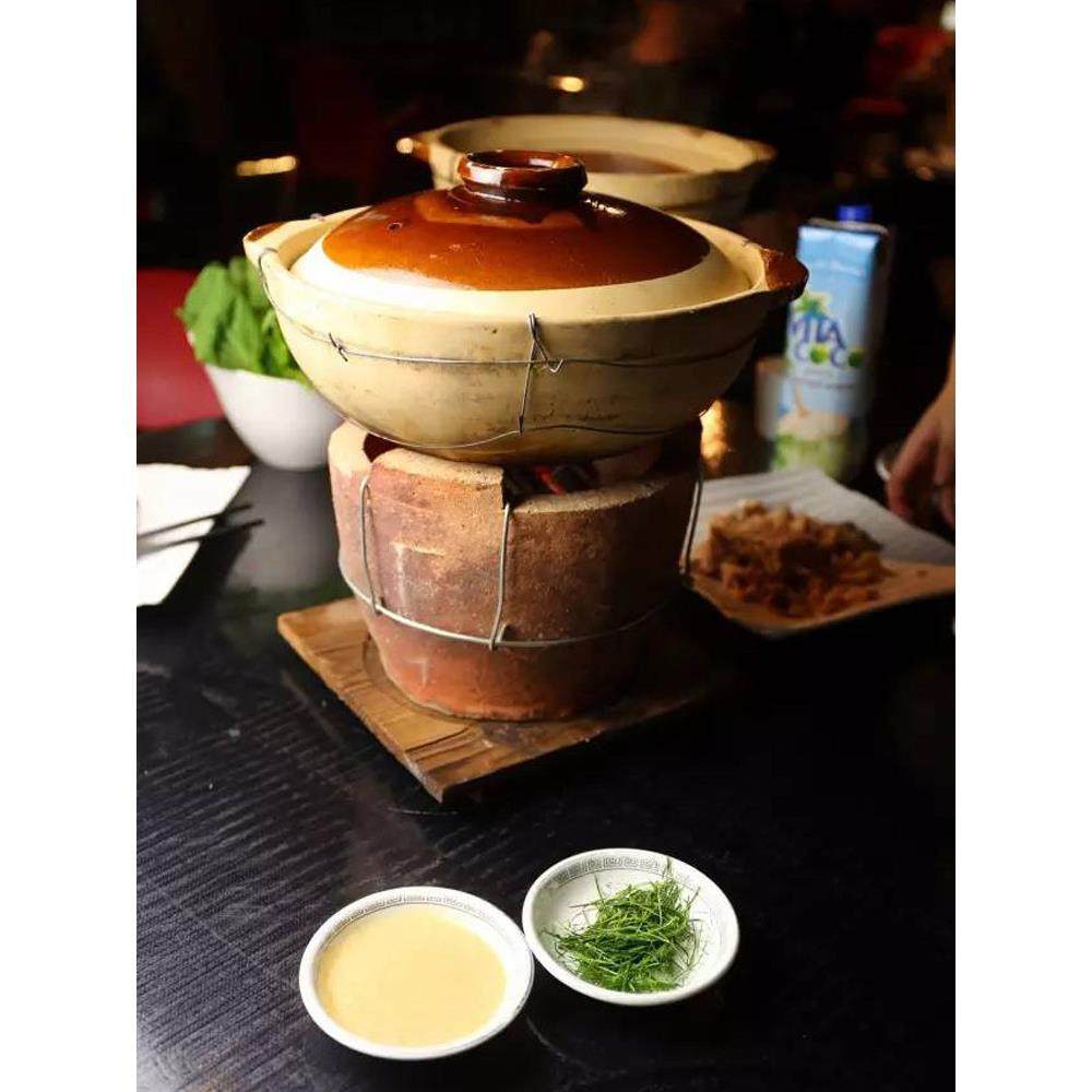 炭炉木炭火锅老式陶土红泥小火炉户外烧烤取暖小风炉商用土灶打边