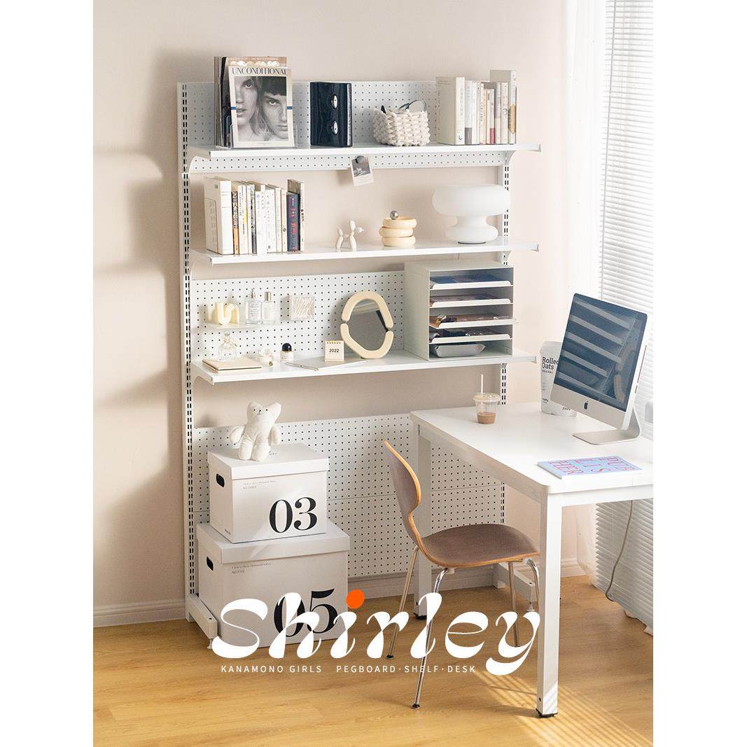 五金少女洞洞板书架桌上书柜立式落地展示学习收纳一体书桌置物架,住宅家具,书架,淘宝优惠券,粉丝福利购,淘宝优惠卷