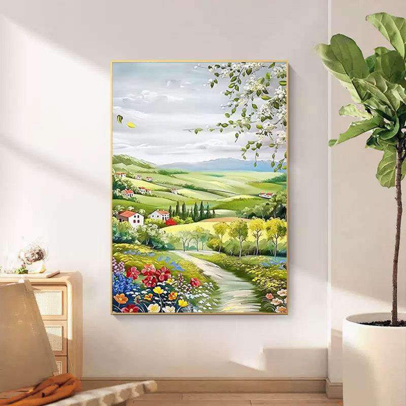 钻石画2025新田园风格十字绣点钻石贴纸客厅简单现代全钻石砌体展,居家布艺,钻石绣,淘宝优惠券,粉丝福利购,淘宝优惠卷