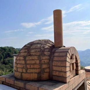 面包窑披萨窑户外自建花园民宿露营地窑炉定制黑窑白窑球形柴窑炉