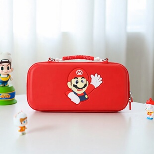 合匠Switch2收纳包硬壳任天堂Switch2代游戏机保护套宝可梦马里奥主机硬壳保护包NS2便携式 大容量配件收纳盒
