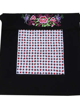 云南老式小孩背带传统婴儿背巾贵州宝宝背扇四川多功能后背式裹背