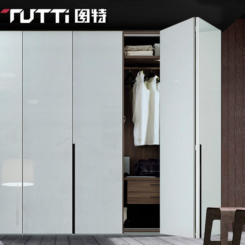图特 T902折叠移门阻尼缓冲吊轮衣柜折叠+平移门推拉门五金滑轮