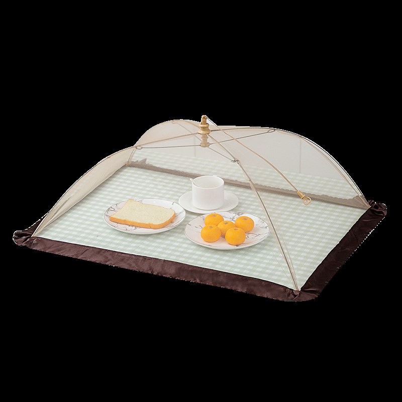 唐墨坊饭菜碗厨房伞塑料网罩罩子蚊帐饭菜大号纱罩餐桌扣篮苍蝇折