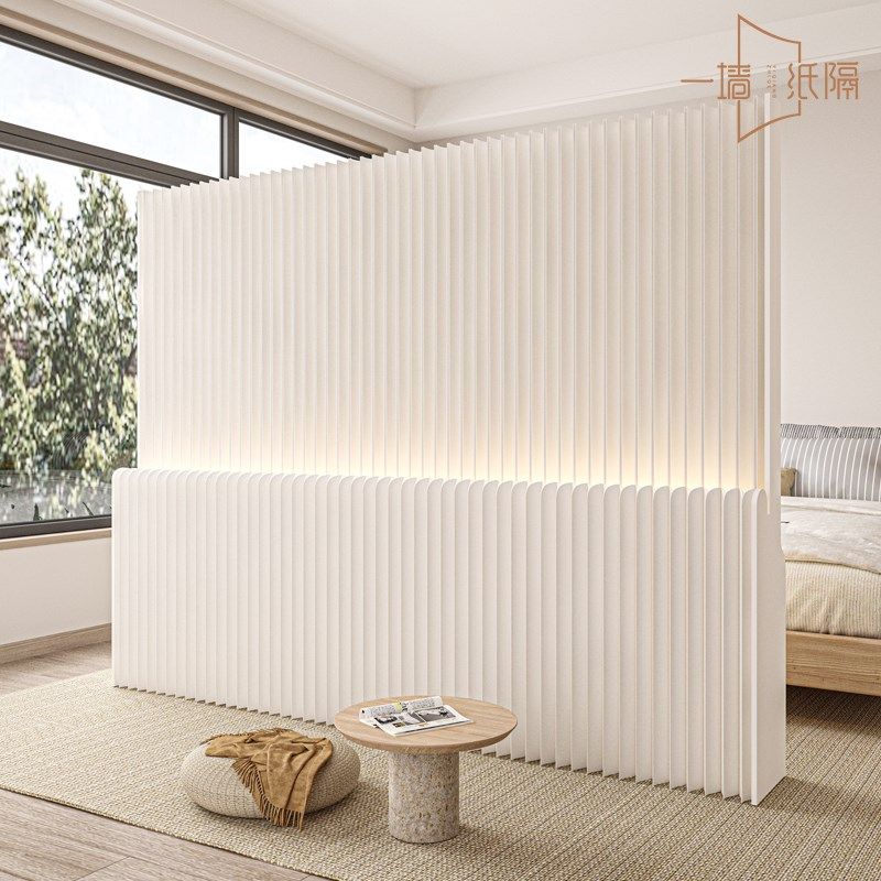纸屏风隔断折叠屏风风琴纸墙办公室美容院房间分隔板折叠背景假墙,商业/办公家具,办公屏风/隔断,淘宝优惠券,粉丝福利购,淘宝优惠卷