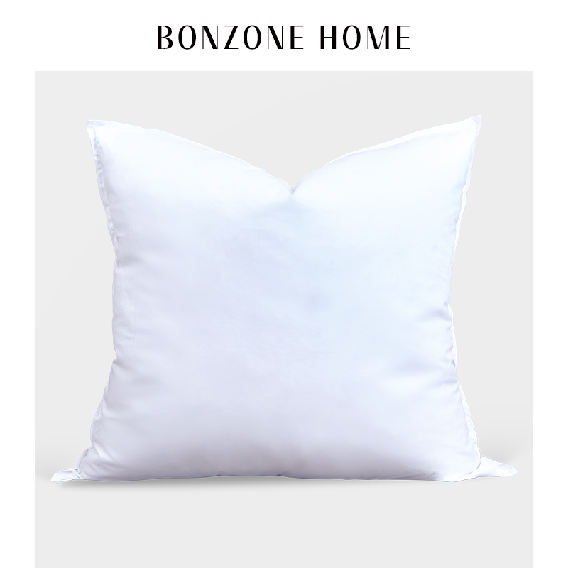 沙发客厅抱枕枕芯靠背靠垫芯方形鹅毛羽绒枕芯505055556060