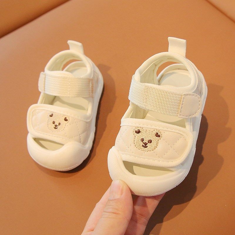 夏季1-2一岁宝宝l凉鞋男包头女小童鞋子夏款6-12月婴儿学步鞋软底