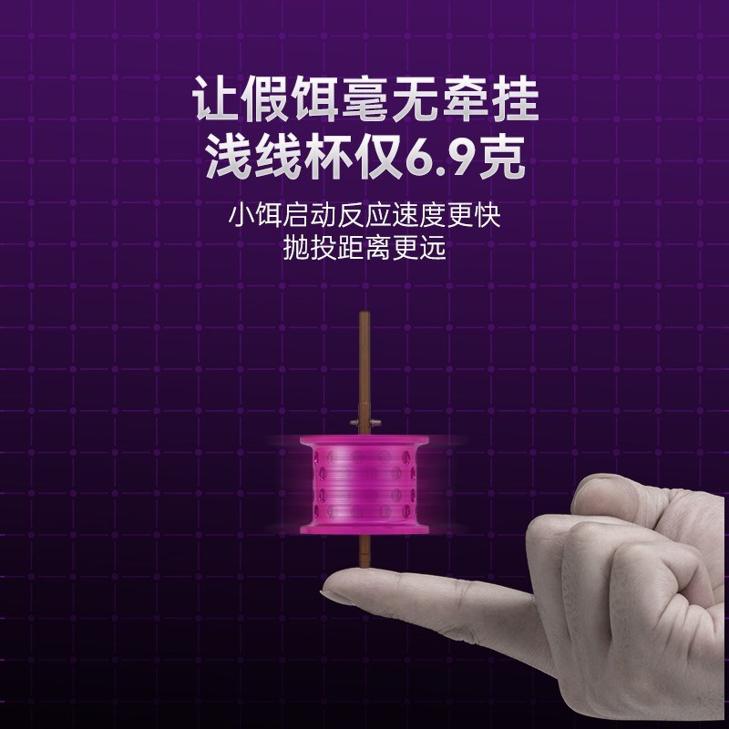 国王路亚小怪高速比卸力报警超轻量化微物超远投水滴轮防炸线鳜鱼