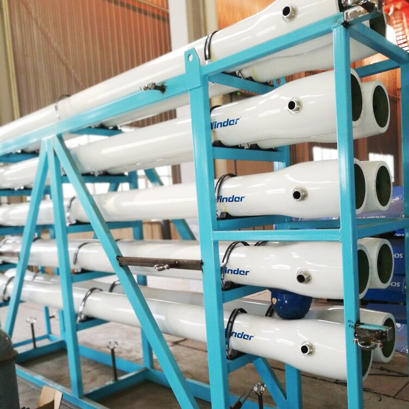 8040玻璃钢膜壳4寸 8寸1芯-2-3-4-5-6芯RO反渗透膜膜壳海淡耐压