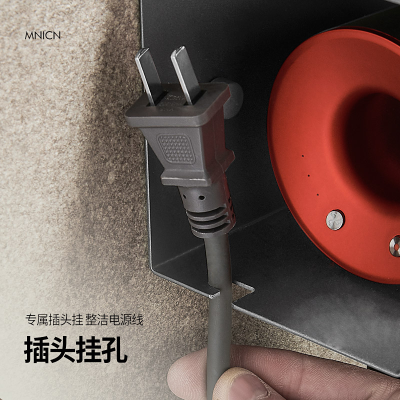 枪灰吹风机置物架免打孔卫生间电吹风支架浴室吹风筒架子家用壁挂